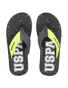 U.S. POLO ASSN. Men Hern Black FLIP Flop 9-UK (2FD22055Z01)