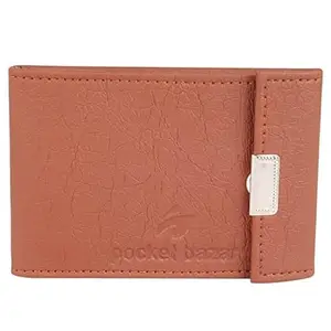 pocket bazar Leather Wallet for Men Card Holder 11 Card Slots ATM Card Wallet Wallet Purse Money Wallet Zipper Coin Purse (Tan-02)-New