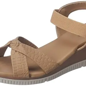 Bata Womens Sandal DELLA SANDAL E 24 (6613031) _Tan_UK6
