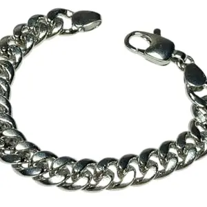 925 Silver Stylish Bracelet 8.5 inch for Men | Slim Curve Design| Bracelet Real Silver | Gift for Him