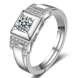 MYKI Artistic Solitaire Adjustable Mens Rings DC- 126