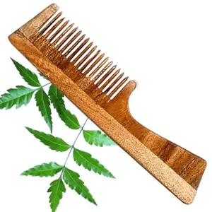 Wooden Comb for Curly Hair - Detangle Without Damage - Pack of 1