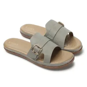 Iconics Women Sandal,Grey,UK-3