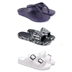 Men's Sandals | Lightweight Wear| Stylish & Easy to Wear For Men's PCV-SAN-(3-COMBO)-3153-3103-3113-8