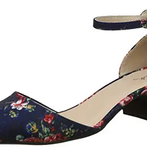 Qupid Women's Blk Nubuck Pu Fashion Sandals - 6 UK/India (39 EU)(SWING-01)