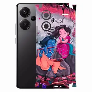 AtOdds - REDMI Note 13 PRO Plus (5G) Back Skin Sticker - Wrap - Camera & Sides Protection - Radha Krishan Design