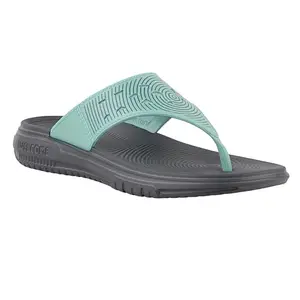WELCOME PURE-401 Women's Slippers/FlipFlops Lightweight Super Flexible Arch Support Durable Anti Skid & Stylish Dailywear Slippers/FlipFlops for Women W-PURE-401-GRY-MINT_8