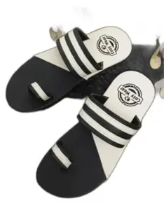 Cozy Wear G-288 Black Casual Flip-Flops for Men | Everyday Lightweight Slippers FOR SIZE - 6