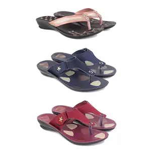 Women's Sandals | Lightweight Wear| Stylish & Easy to Wear For Women'S PCV-SAN-(3-COMBO)-1956-1973-1974-7