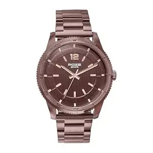Sonata Poze Analog Quartz Brown Dial Watch for Men