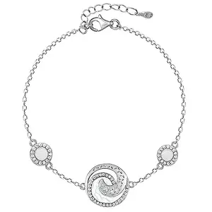 GIVA 925 Silver Fresh Beginnings Bracelet,Adjustable | Gifts for Women and Girls | With Certificate of Authenticity and 925 Stamp | 6 Months Warranty*