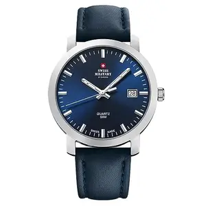 Swiss Military by Chrono Analogue Blue Dial Men's Watch-SM34083.06