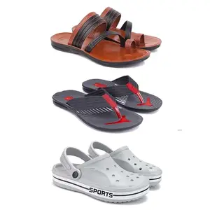 Men's Sandals | Lightweight Wear| Stylish & Easy to Wear For Men's PCV-SAN-(3-COMBO)-3151-3131-3067-7