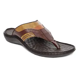 PARAGON Vertex Plus Men Stylish Velcro Sandals | Comfortable Sporty Sandals for Daily Outdoor Use | Casual Athletic Sandals with Cushioned Soles Tan