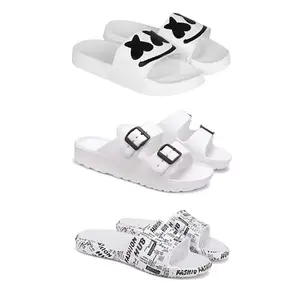 Men's Sandals | Lightweight Wear| Stylish & Easy to Wear For Men's PCV-San-(3-COMBO)-3030-3113-3104-7