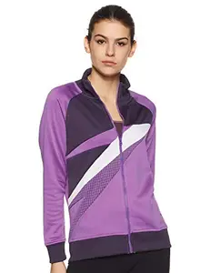 Speedo Women's Jacket (7021-PUR01-0101_Purple Rain_Large)