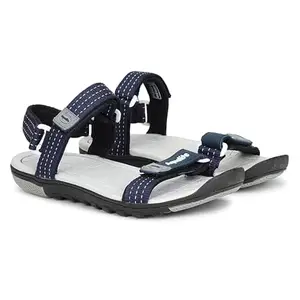 Aqualite Men STR 014 Sandal, N.Blue/Grey, 7 UK/India