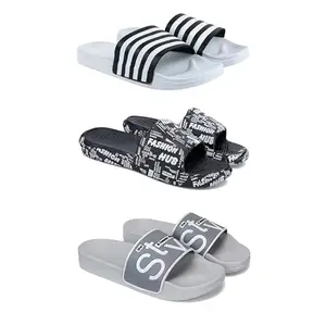 DRACKFOOT Men's Sandals | Lightweight Wear| Stylish & Easy to Wear For Men'S GRT-San-(3-COMBO)-3026-3103-1589-6