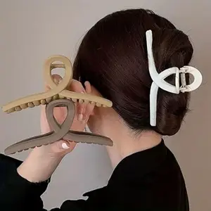 4 Hair Claw Clips Styling Banana Hair Jaw Medium Hair Clips Lightweight Butterfly Fashion Accessories for Women Girls,