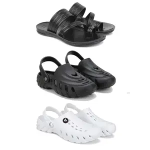 DRACKFOOT Men's Sandals | Lightweight Wear| Stylish & Easy to Wear For Men'sGRT-SAN-(3-COMBO)-3152-3138-3145-8
