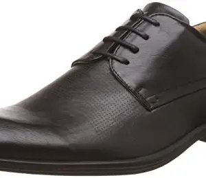 Bata Men's 8216 AVISON E Formal Derby Lace-Up Shoes for Men|Native-Inspired Comfort with Timeless Design |Ideal for Formal Wear|| Office|Daily Use||Outdoor Events Size- 7 Black