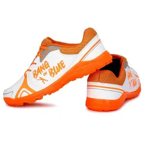 PRO KVH Bang Orange Cricket Shoe Light Weight Durable Economical Cricket Spike Shoe 11UK