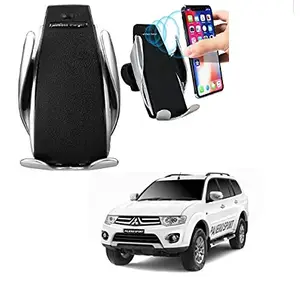 Kozdiko Car Wireless Car Charger with Infrared Sensor Smart Phone Holder Charger 10W Car Sensor Wireless for Mitsubishi Pajero Sport