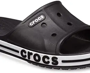 crocs Men Bayaband Slide (Black and White Color) UK Size-10 / M11