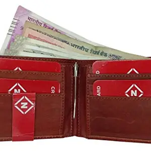 NEXA FASHION Men's Brown Leather Wallet