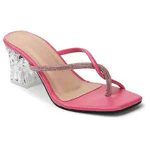 madam glorious Women's Pink Fashion Sandals- 3 UK (hb5_pink_36)