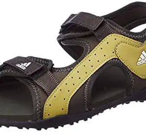 adidas Men Synthetic & Textile Alpinoz Outdoor Sandal SHAOLI/PULOLI/FTWWHT (UK-9)