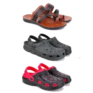 Men's Sandals | Lightweight Wear| Stylish & Easy to Wear For Men's PCV-SAN-(3-COMBO)-3151-3056-3017-7