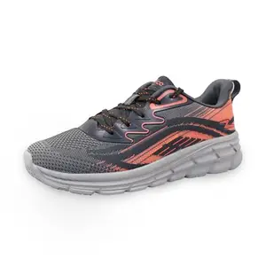 ATHCO Men's Busan Grey-Orange Running Shoes_07 UK (ATHST-39)