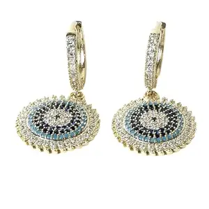 Premium Amethyst Hoops For Women EHOO0259