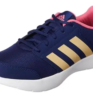 Adidas Women Synthetic Pomazor W Running Shoe NGTSKY/WOGOME/PNKFUS (UK-5)