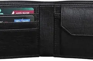 Men & Women Wallet (5 Card Slots) CARDPOCKET Black SHOPSY_CW