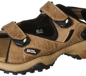 Woodland Men's Dubai Khaki NUBUK WDSPR Sandal-7 UK (41EURO) (GD 4807123DS)