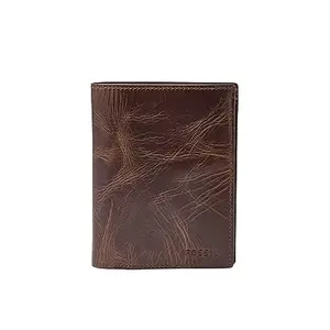 Fossil Derrick Dark Brown Men's Wallet (ML3686201)