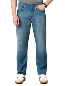 The Pant Project Whiskered Relax Fit Stretchable Jeans for Men | Mens Stylish Denim Cotton Jeans