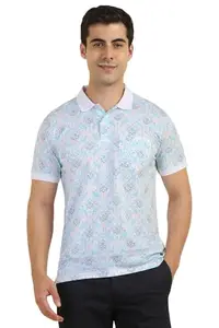 Allen Solly Men's Regular Fit T-Shirt (ASKWQRGF230886_White