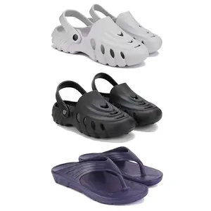 Men's Sandals | Lightweight Wear| Stylish & Easy to Wear For Men's PCV-SAN-(3-COMBO)-3139-3138-3153-8