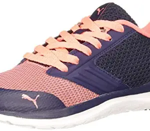 Puma Women's Agile T2 Nm V1 Wn S Idp Peacoat-Nrgy Peach Running Shoe-4 Kids UK (38026601)