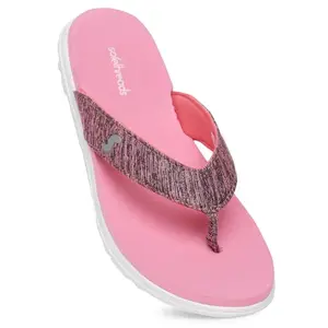 SOLETHREADS CUSHY Women Flip Flop|Soft comfortable|Ortho|Breathable|Stylish Slipper|Indoor|Outdoor|Lightweight|Anti Skid|Chappal|Bathroom Slippers|Latest Sandal|Anti-Skid |Casual Thong Flip Flop|PINK|UK 7