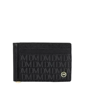 Da Milano Leather Money Clip - Black (0101Q)