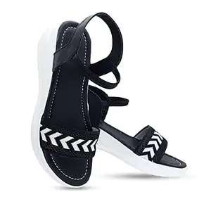 MONAQI sandals with white straps, perfect for a comfy and stylish summer look.