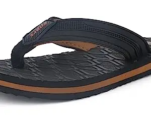 Sparx Men SFG-604 Black Tan Flip Flops SF0604GBKTN0006