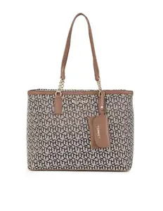 Tommy Hilfiger Womens Brown Color Handbag (OS)