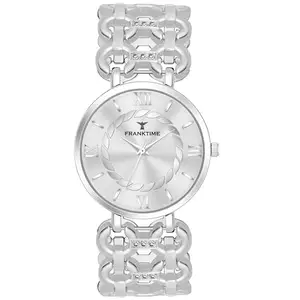 Franktime Elevate Your Style Trendy Women's Series Silver Analog Watch