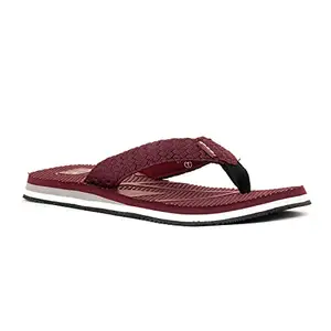 Khadim's Pro Burgundy Casual Slippers for Men (6540175)