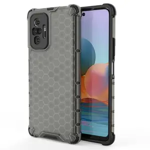 Wellpoint TPU+Plastic Compatible Xiaomi Redmi Note 10 Pro| Xiaomi Redmi Note 10 Pro Max Back Case Cover for Mobile(Honey Black)